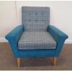 1960's Style Two Tone Fabric Chair